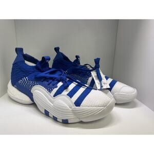 Adidas Trae Young 2.0 Basketball Shoes Athletic Boost White-Royal Blue Size 11.5